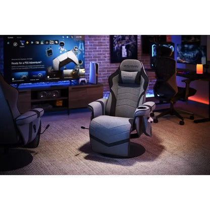 Poltrona reclinabile da gaming - Sedia da gaming reclinabile con poggiapiedi