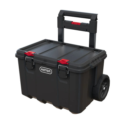 Keter Stack-n-Roll Set 3 pezzi per il trasporto e l'organizzazione degli utensili, sistema di valigette modulare in resina resistente