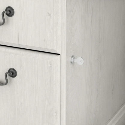 Scrivania Direzionale Bush Furniture Saratoga con Cassetti e Vani Contenitori