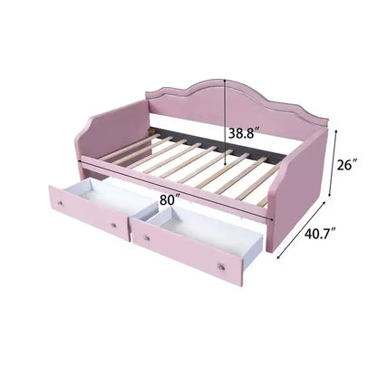 Divano letto in velluto per letto singolo/matrimoniale con striscia luminosa a LED controllabile tramite app e 2 cassetti