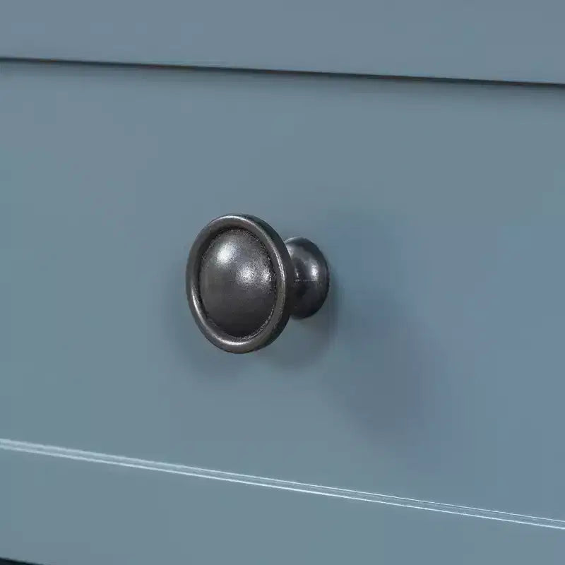 Consolle Madia con 3 Cassetti e Ripiano Aperto, Blu