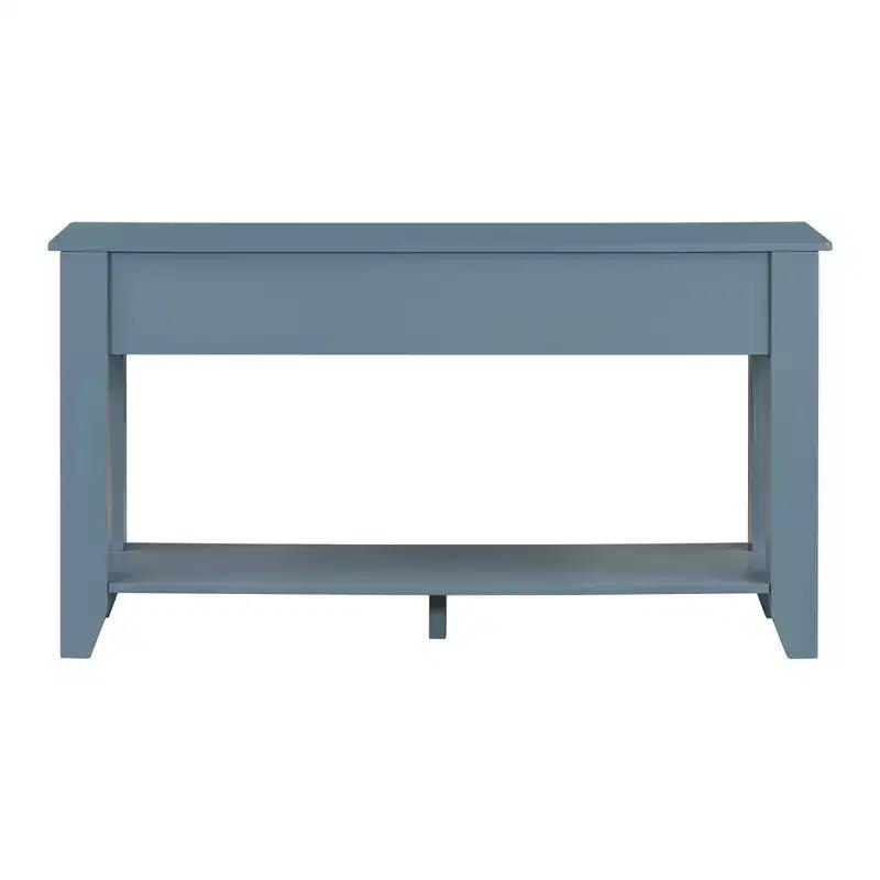 Consolle Madia con 3 Cassetti e Ripiano Aperto, Blu