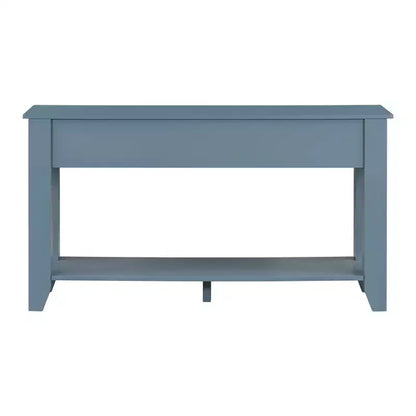 Consolle Madia con 3 Cassetti e Ripiano Aperto, Blu