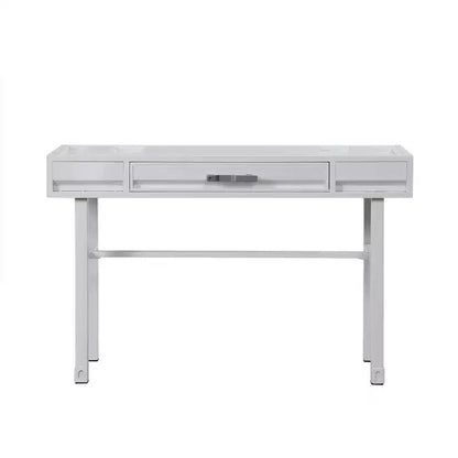 HomeRoots 47 White Iron Vanity Table