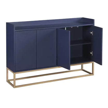 Elegante madia a 4 ante con 4 ripiani regolabili