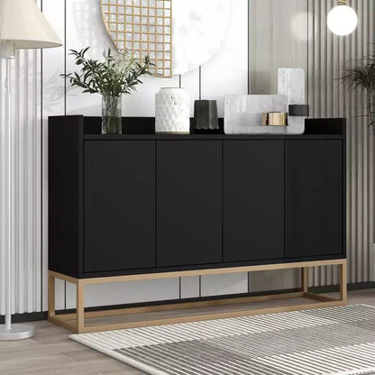 Elegante madia a 4 ante con 4 ripiani regolabili