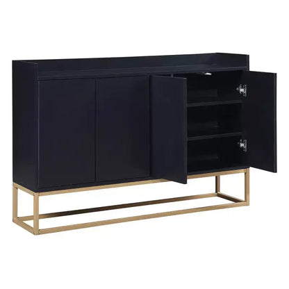 Elegante madia a 4 ante con 4 ripiani regolabili
