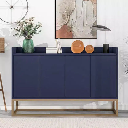 Elegante madia a 4 ante con 4 ripiani regolabili