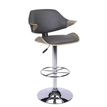 Chintaly Imports,Curved Back Pneumatic-Adjustable Stool