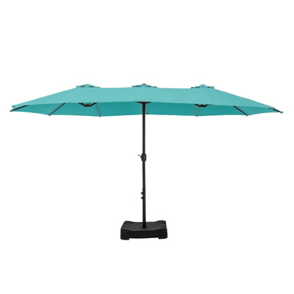 MAISON ARTS Ombrellone Doppio da 4,5 m, Extra Large, per Patio, con Base Inclusa