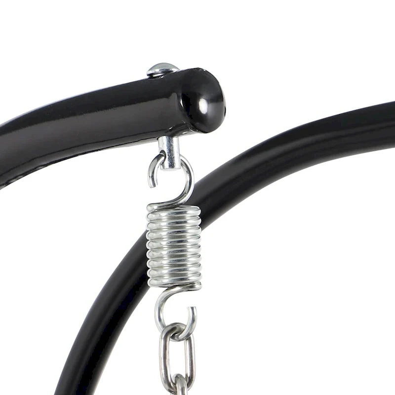 Sedia sospesa a dondolo a forma di uovo con supporto in metallo, telaio in vimini e cuscino – Beige / Blu antracite / Bianco / Blu / Bianco antico / Marrone / Tela, 2 posti