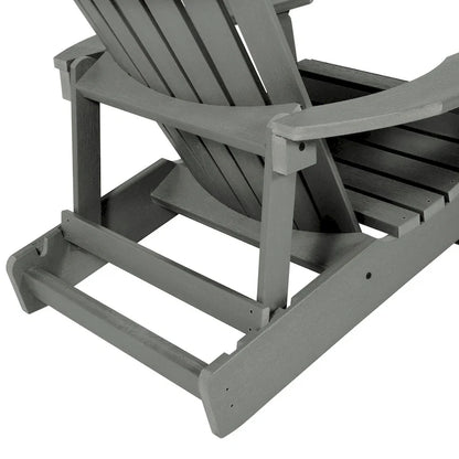 Sedia Adirondack Pieghevole e Reclinabile King-Size HIGHWOOD
