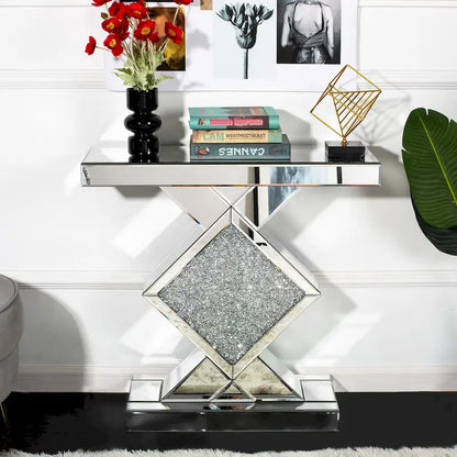 Console contemporanea a specchio