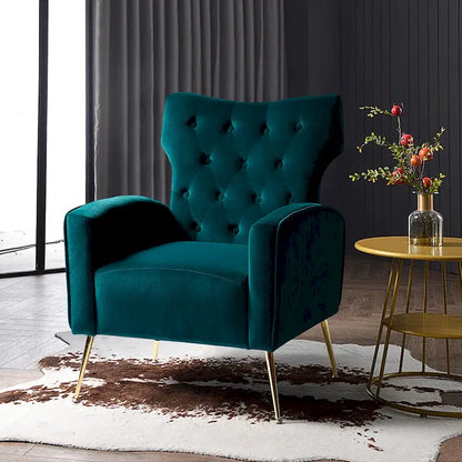 Sedia imbottita Abadiana Accent con base in metallo