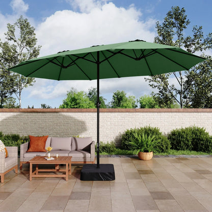 MAISON ARTS Ombrellone Doppio da 4,5 m, Extra Large, per Patio, con Base Inclusa