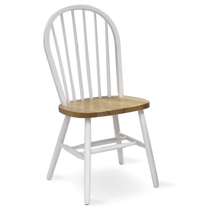 Chaise de salle à manger à dossier fuseau Windsor en bois massif International Concepts
