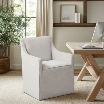 Chaise de salle à manger Charlotte avec roulettes