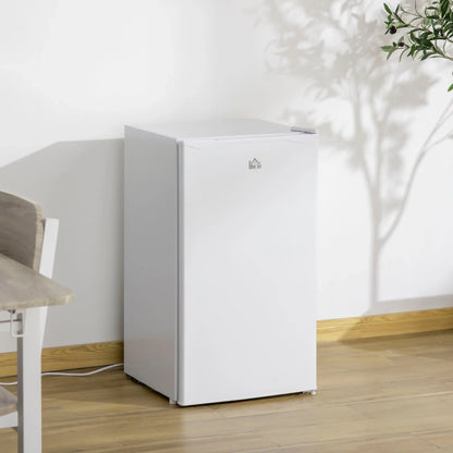 Mini-réfrigérateur de 3,2 pi³ avec congélateur, réfrigérateur compact à porte unique avec thermostat réglable pour chambre à coucher