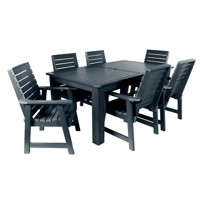 HIGHWOOD PROFESSIONAL Set da pranzo da esterno 7 pezzi 42x72