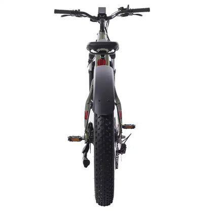 GOTRAX Bici Ibrida Elettrica 26" con Pneumatici Fat, Telaio a Scavalco, per Adulti - Verde