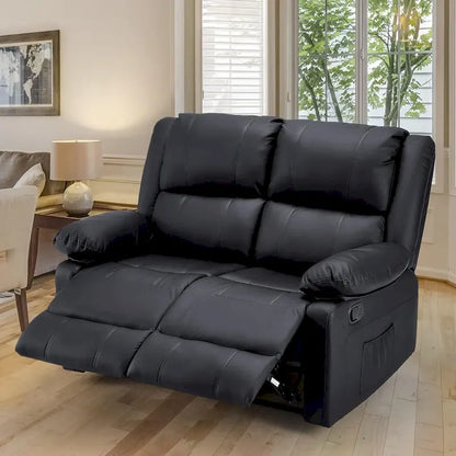 Causeuse inclinable 2 places avec fonction de chauffage et de massage