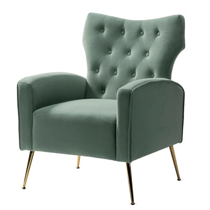 Sedia imbottita Abadiana Accent con base in metallo