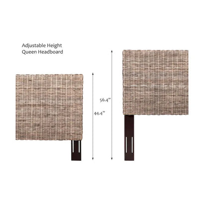 Testiera regolabile in rattan Archdale