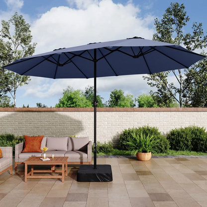 MAISON ARTS Ombrellone Doppio da 4,5 m, Extra Large, per Patio, con Base Inclusa