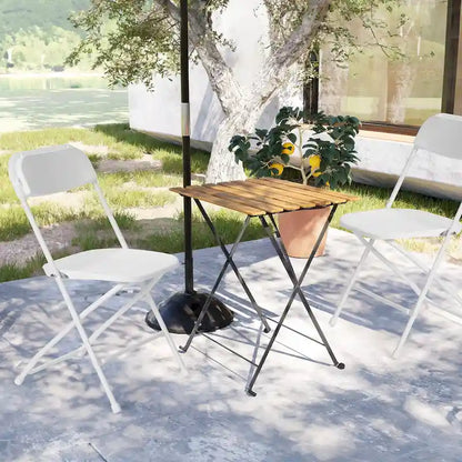 Sedia pieghevole in plastica da 10 pezzi capacità 158 kg per eventi, ufficio, matrimoni, feste, picnic, cucina, sala da pranzo