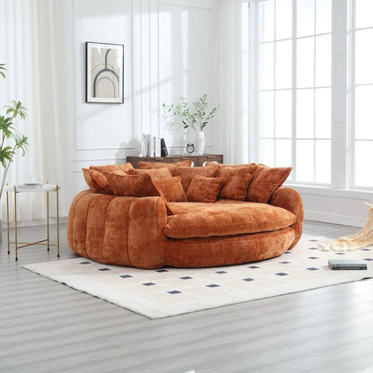 Comodo divano letto matrimoniale Loaf, divano letto oversize con braccioli