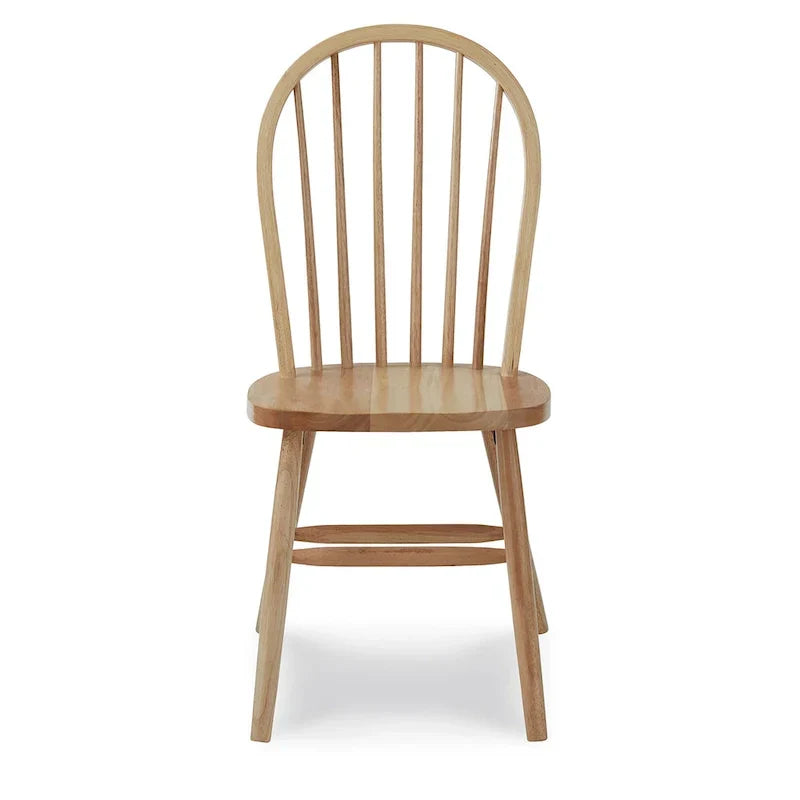 Chaise de salle à manger à dossier fuseau Windsor en bois massif International Concepts