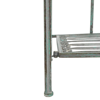 SAFAVIEH Bryn Scaffale da panettiere da esterno a 4 ripiani in ferro battuto vittoriano - 25 pollici L x 15 pollici P x 63 pollici H - 25 L x 15 P x 63 H
