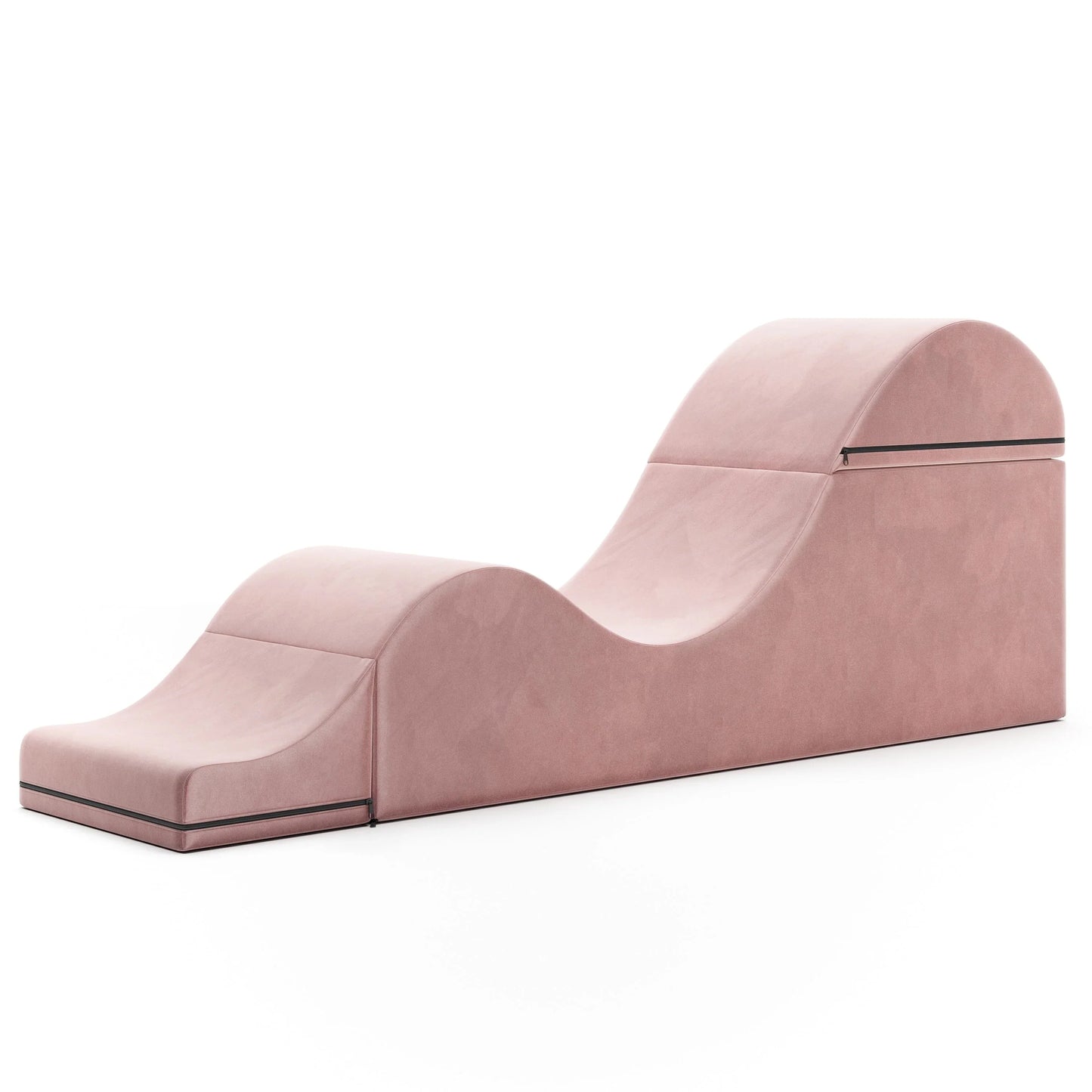 Avana Kami Chaise convertibile / Yoga e Massaggio - Pouf 2 in 1 con sedia a sdraio yoga pieghevole a scomparsa, Microvelvet - N/D