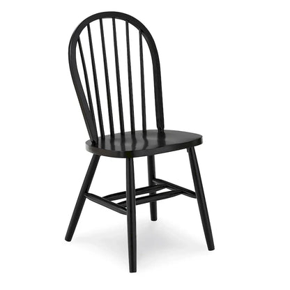 Chaise de salle à manger à dossier fuseau Windsor en bois massif International Concepts