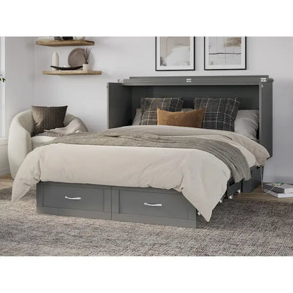Cassettone letto a scomparsa Chelsea Queen con materasso