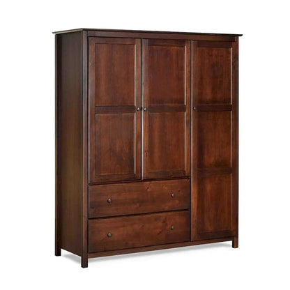 Armadio Grain Wood Furniture Shaker Wood a 3 ante - 60x72x22