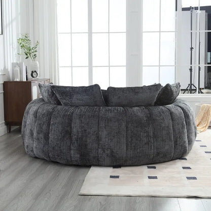 Comodo divano letto matrimoniale Loaf, divano letto oversize con braccioli