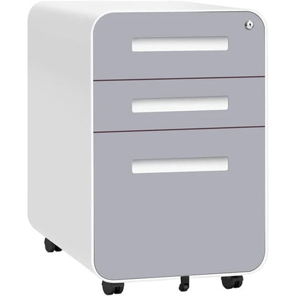 Classificatore verticale/mobile a 3 cassetti per ufficio domestico
