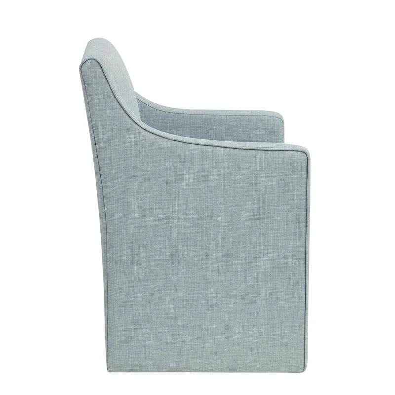Chaise de salle à manger Charlotte avec roulettes