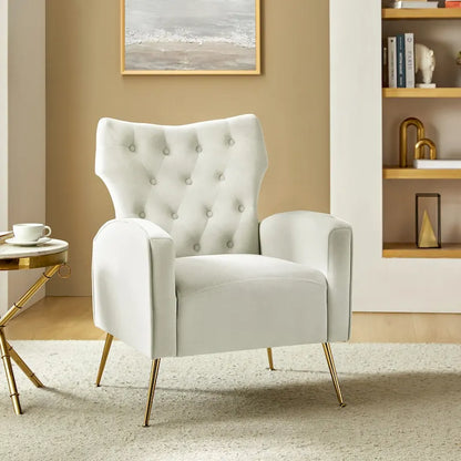 Sedia imbottita Abadiana Accent con base in metallo