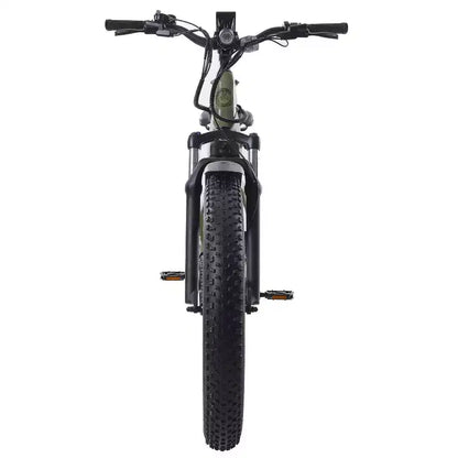 GOTRAX Bici Ibrida Elettrica 26" con Pneumatici Fat, Telaio a Scavalco, per Adulti - Verde