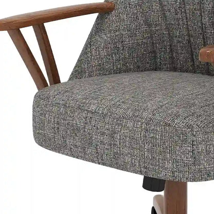 Sedia da Pranzo Caster Finitura Noce