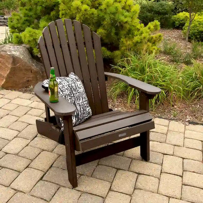 Sedia Adirondack Pieghevole e Reclinabile King-Size HIGHWOOD