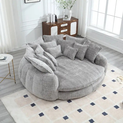 Comodo divano letto matrimoniale Loaf, divano letto oversize con braccioli