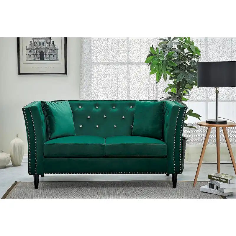 Divanetto in velluto Sukikim Gracewood Hollow