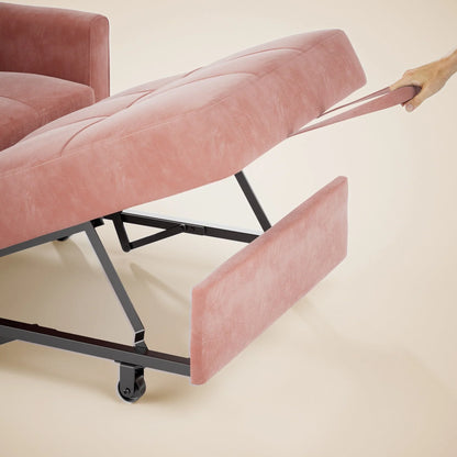 Canapé-lit convertible 3-en-1, Canapé-chaise dépliable, Lit pliant convertible pour salon