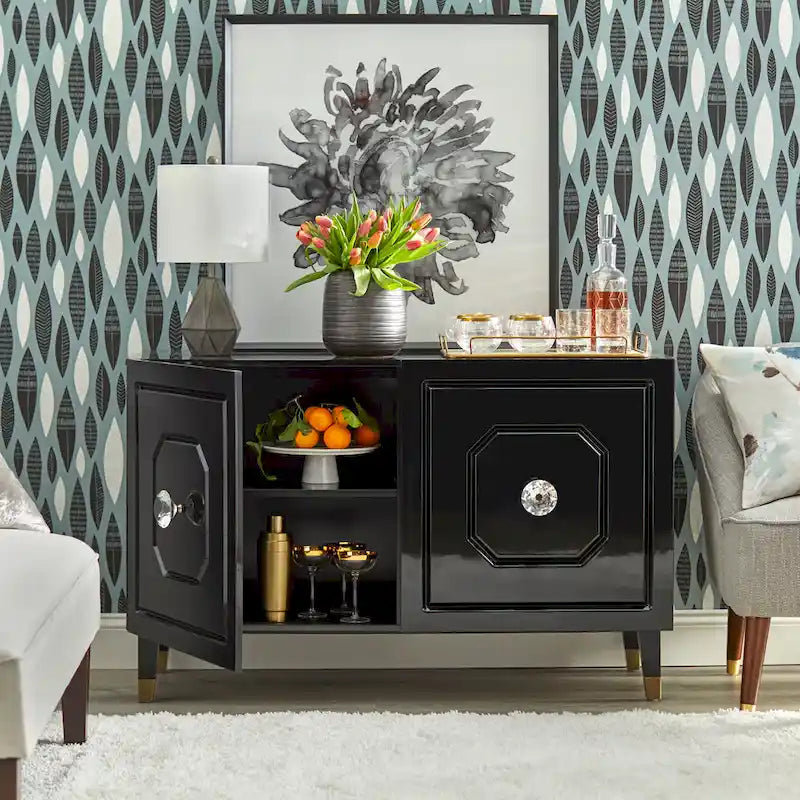 angelo:HOME Credenza/Mobile TV Jaslene Glossy Glam