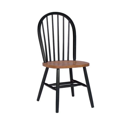 Chaise de salle à manger à dossier fuseau Windsor en bois massif International Concepts