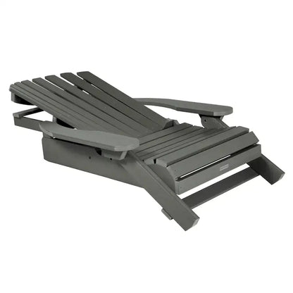Sedia Adirondack Pieghevole e Reclinabile King-Size HIGHWOOD