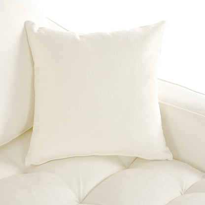 Divano Letto Chaise Longue in ciniglia, Divano Imbottito con Schienale Trapuntato e 2 Cuscini Rimovibili per Soggiorno